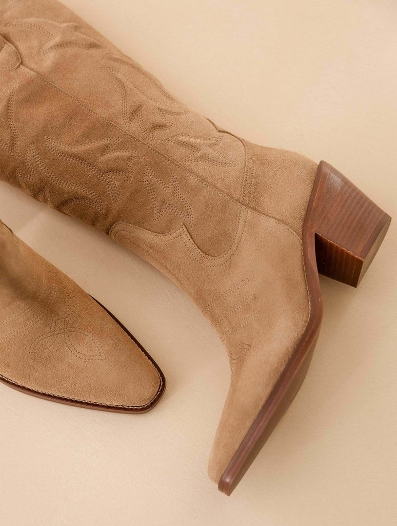 Knee High Boots : Vick - Antelope