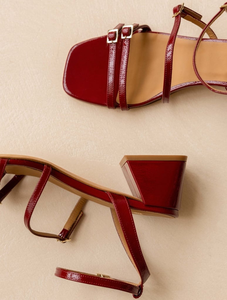 Sandales à Talons : Vivy - Cherry Gloss