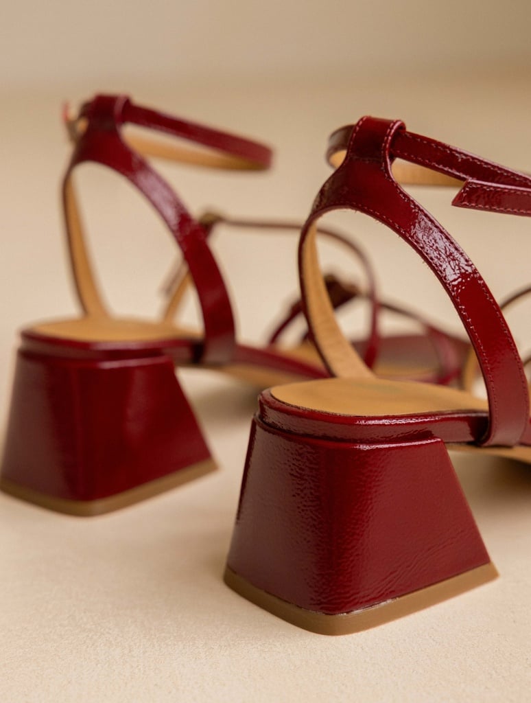 Sandales à Talons : Vivy - Cherry Gloss