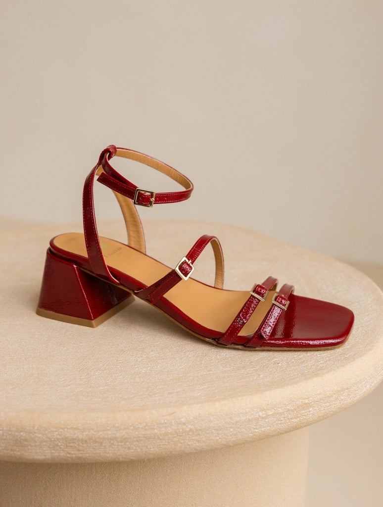 Sandales à Talons : Vivy - Cherry Gloss