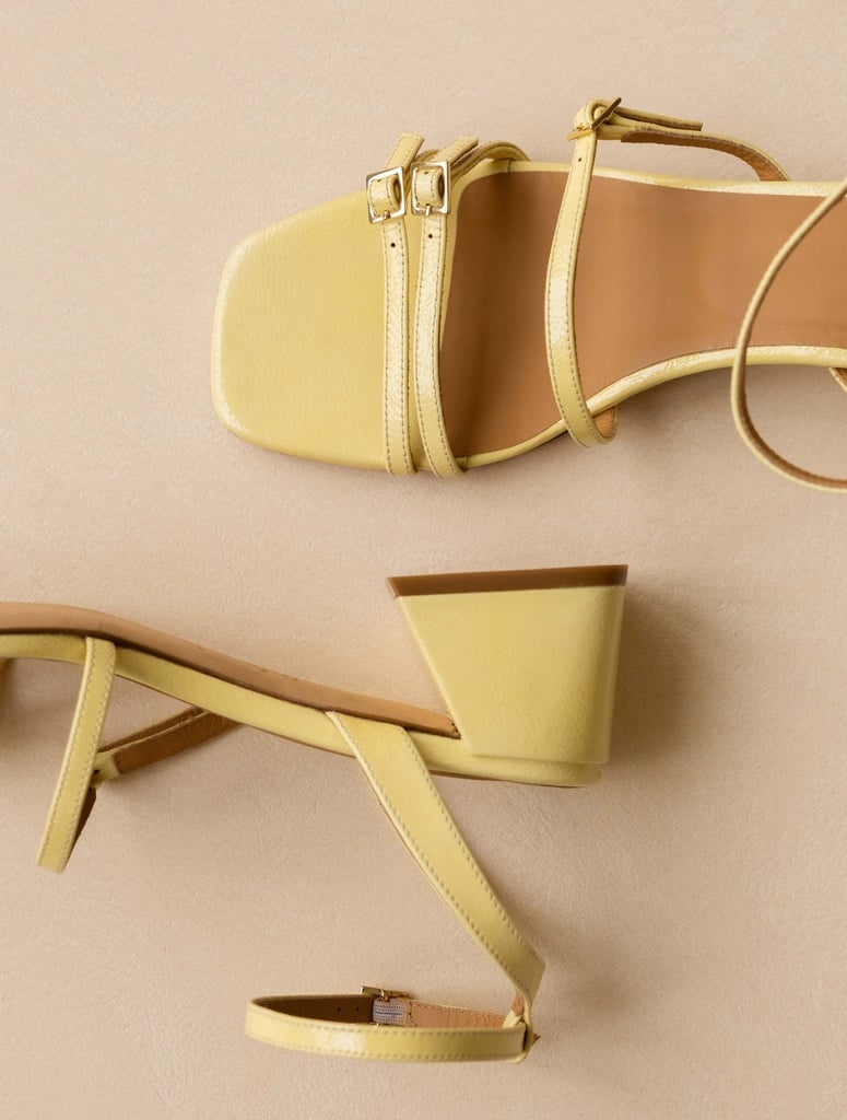 Sandales à Talons : Vivy - Frosted Lemon