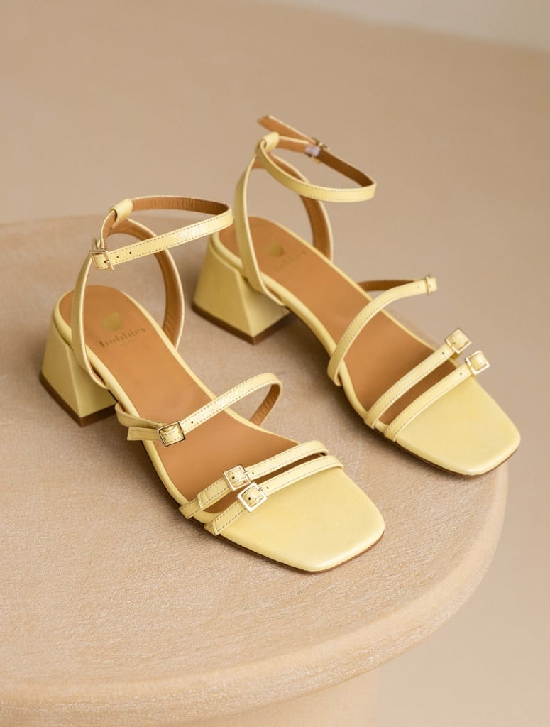 Sandales à Talons : Vivy - Frosted Lemon