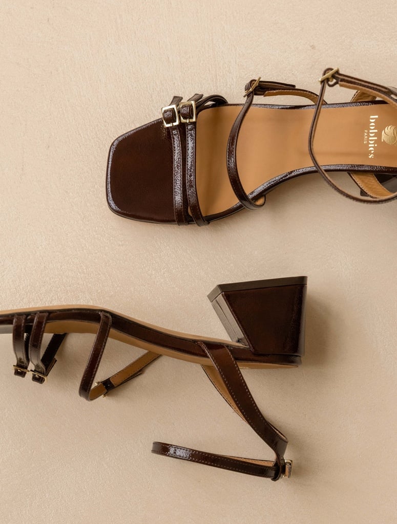 Sandales à Talons : Vivy - Ganache