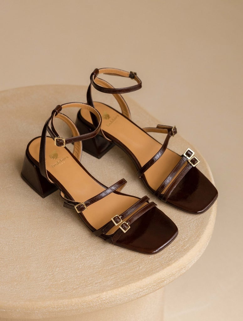 Sandales à Talons : Vivy - Ganache