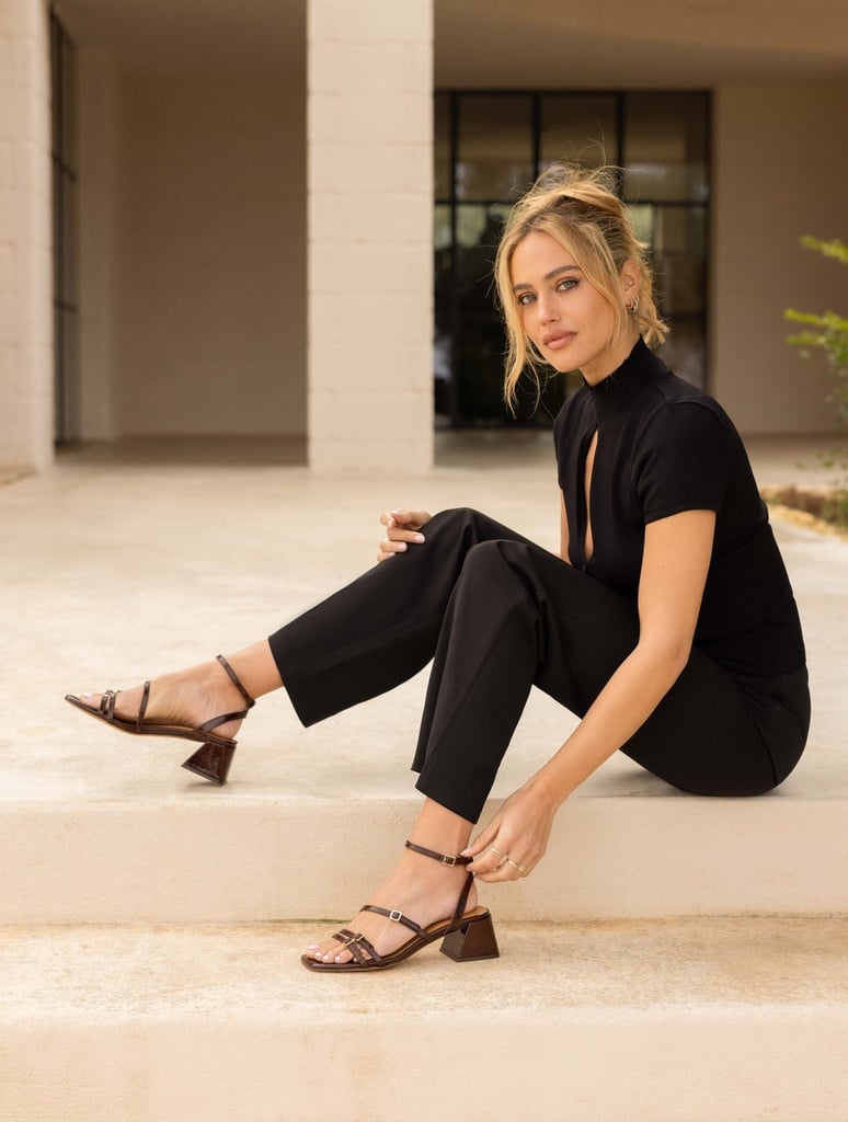 Sandales à Talons : Vivy - Ganache