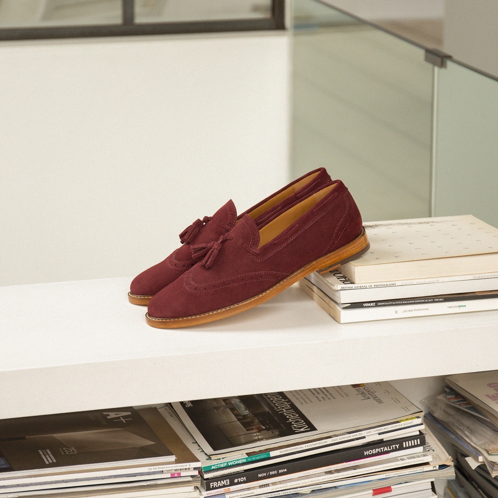 Mocassins : Le galant - Cabernet