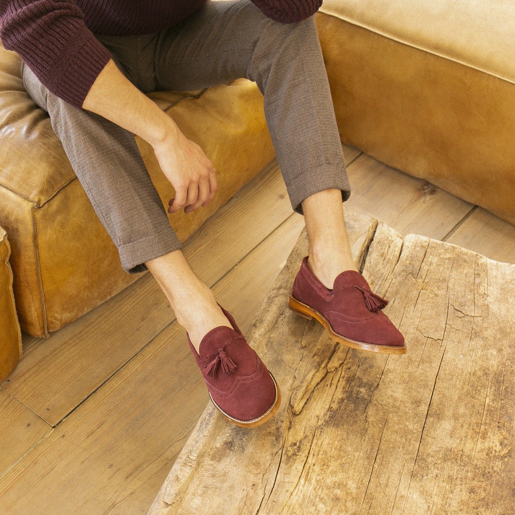 Mocassins : Le galant - Cabernet