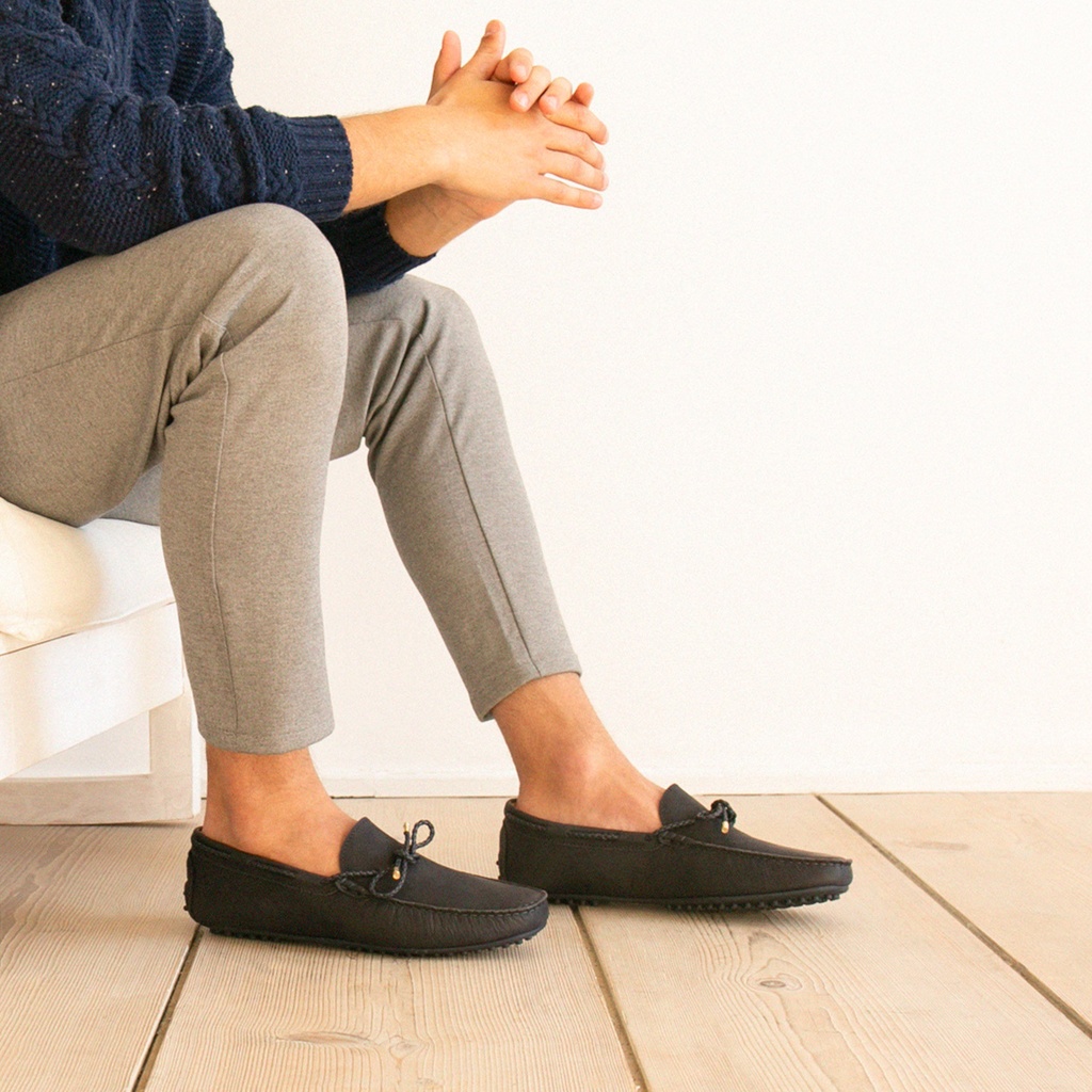 Loafers : L'Orfèvre - Navy Blue