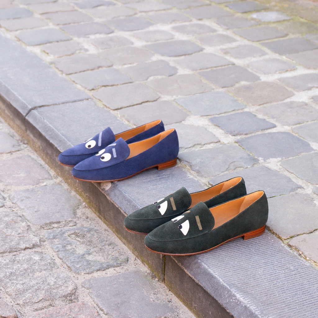 Mocasines y Derbies : L'Affolée - Navy Blue