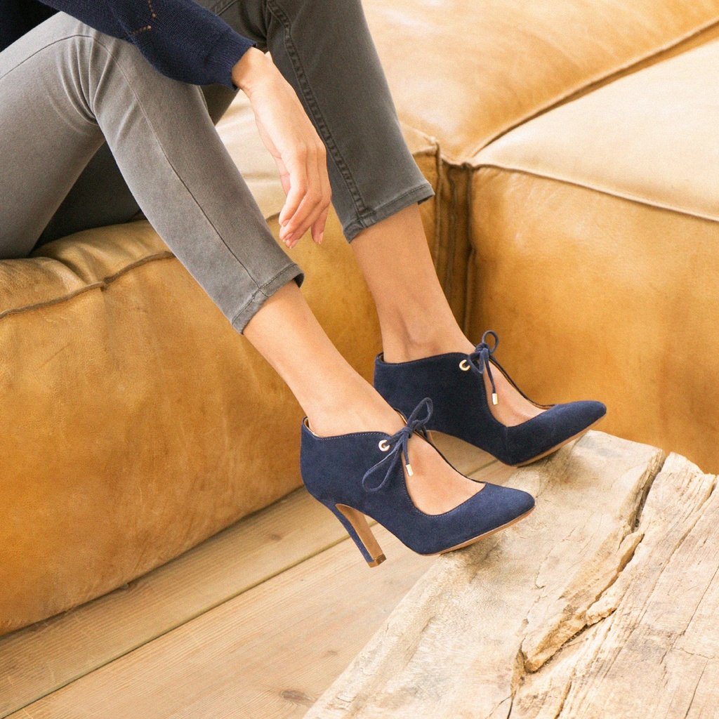 Sandalias de Tacón : La Diva - Navy Blue