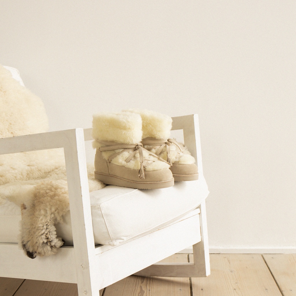 Botas Planas : L'Emmitouflée - Moon Sand