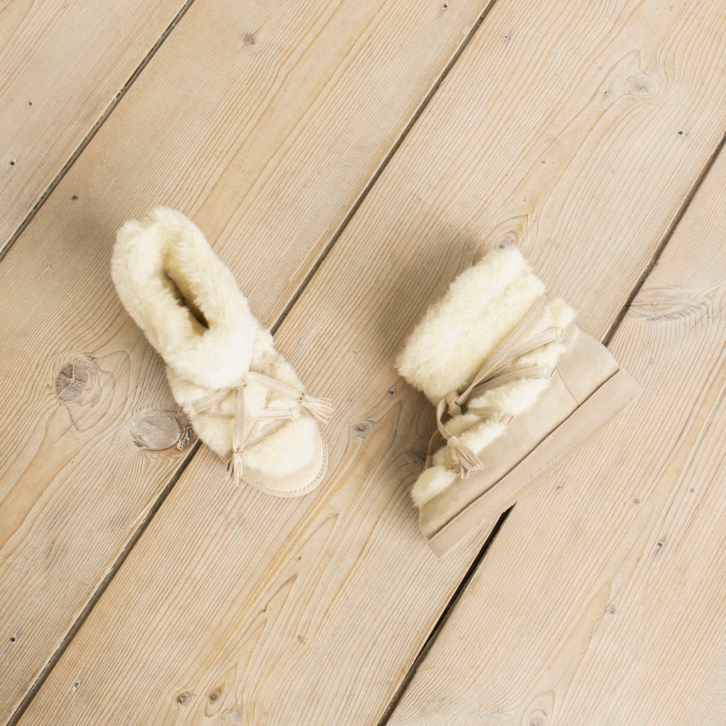 Botas Planas : L'Emmitouflée - Moon Sand