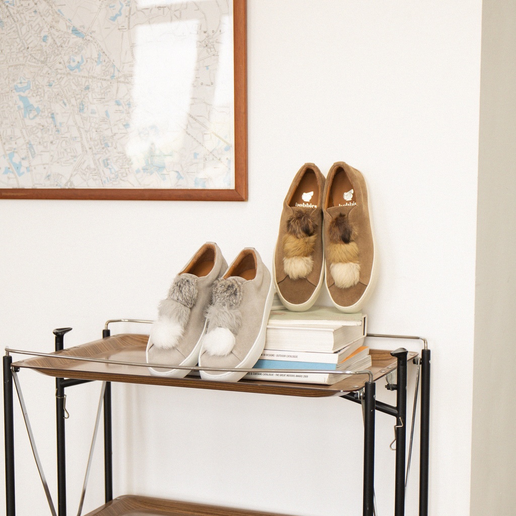 Zapatillas : La Fluffy - Grey Cloud