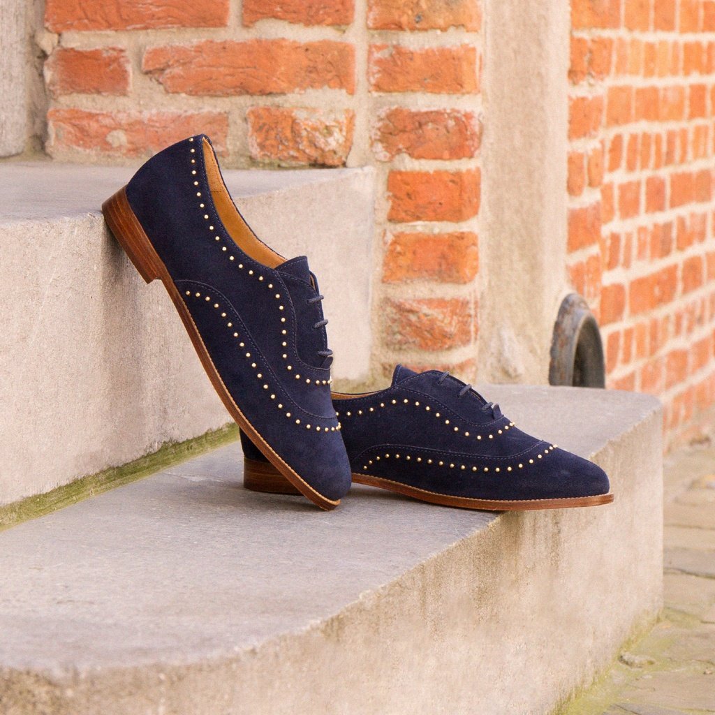 Mocassins & Derbies : La Pointilleuse - Navy Blue