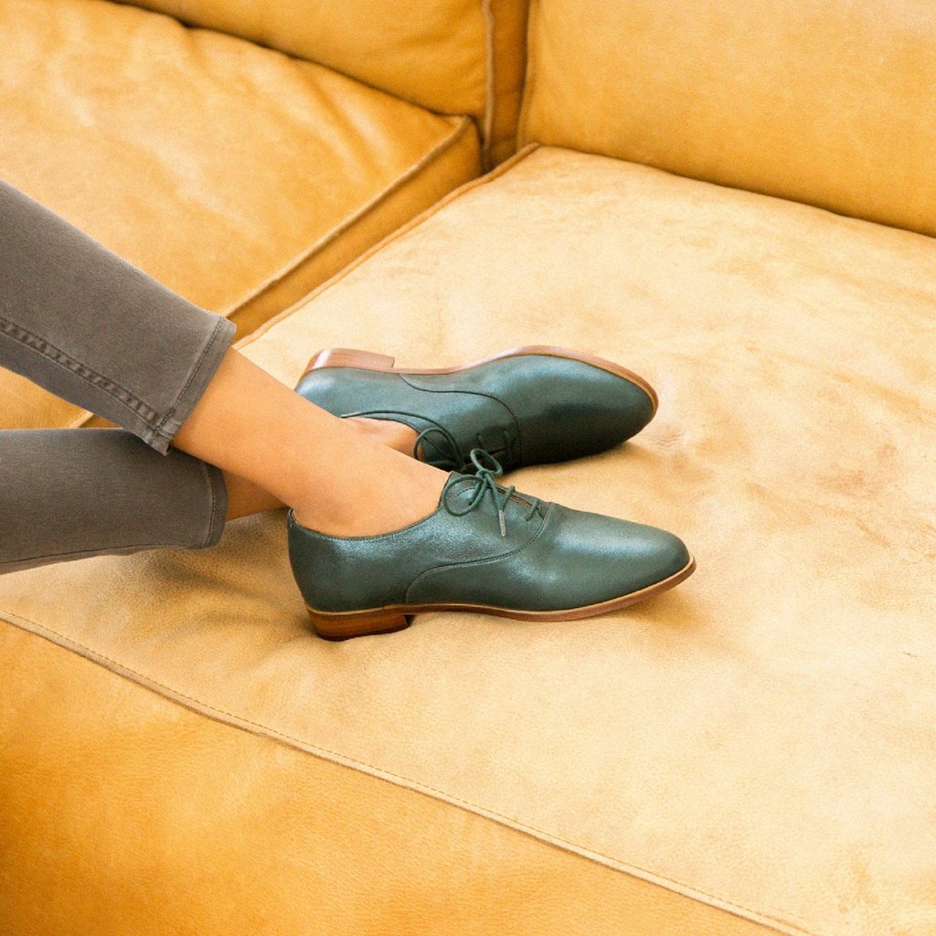 Mocassins & Derbies : La Sautillante - Enchanting Green