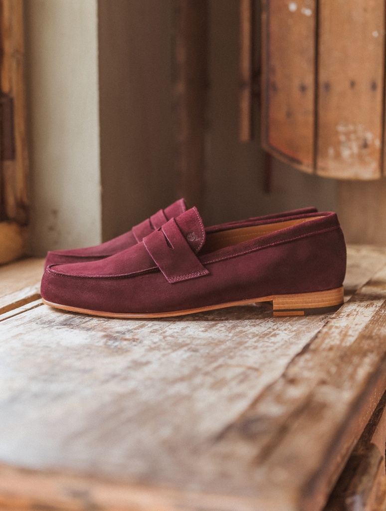 Mocasines : Le Courtois - Intense Burgundy