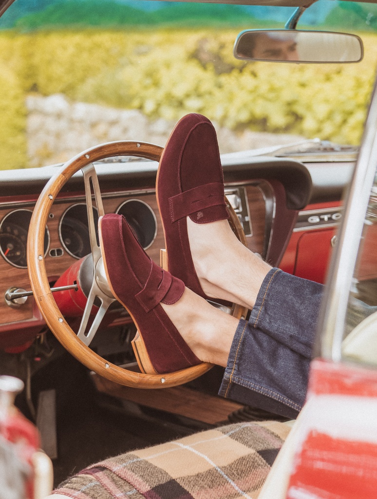 Mocasines : Le Courtois - Intense Burgundy