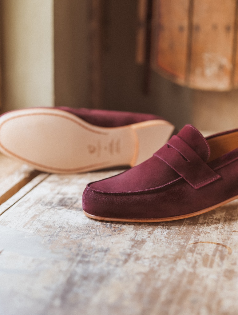 Mocasines : Le Courtois - Intense Burgundy