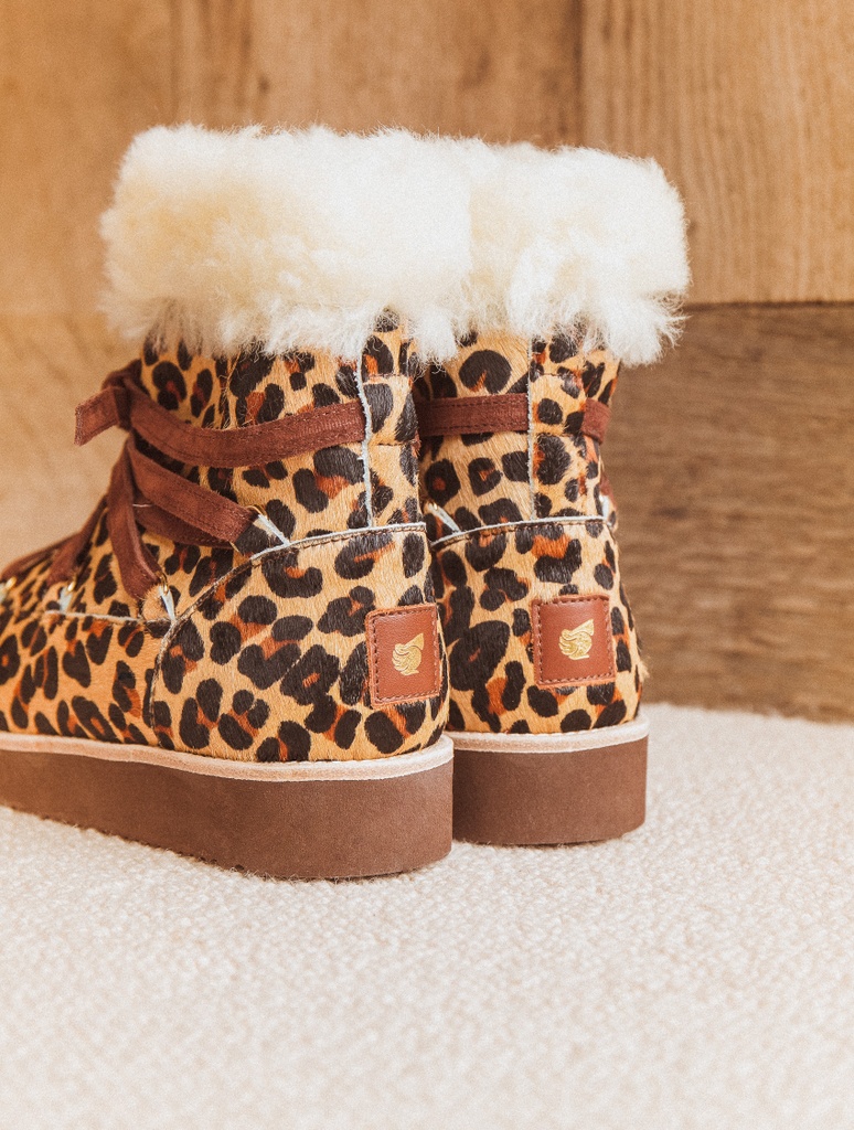 Botas Planas : L'Inuit - Leopard