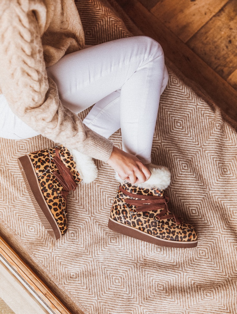 Botas Planas : L'Inuit - Leopard