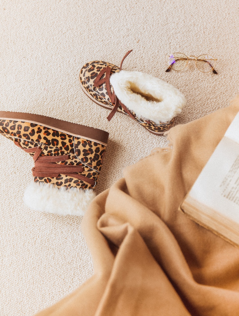Botas Planas : L'Inuit - Leopard