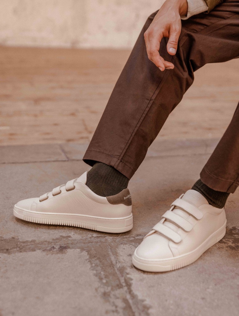 Sneakers : Aaron - Foam & Ash Khaki