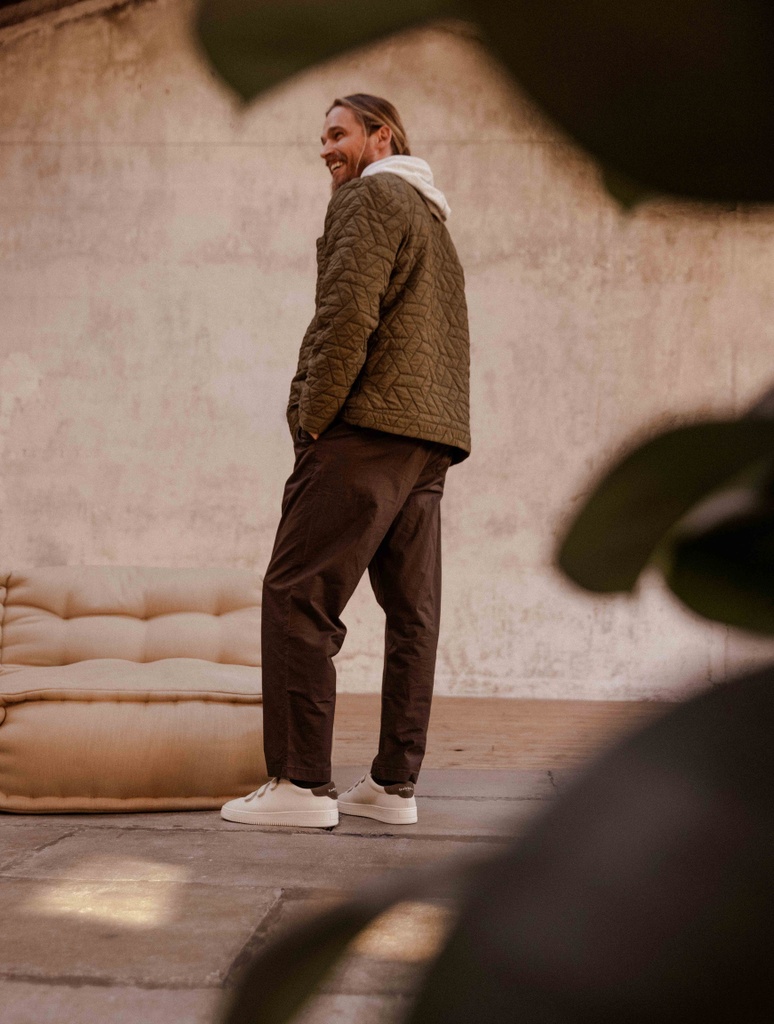 Sneakers : Aaron - Foam & Ash Khaki