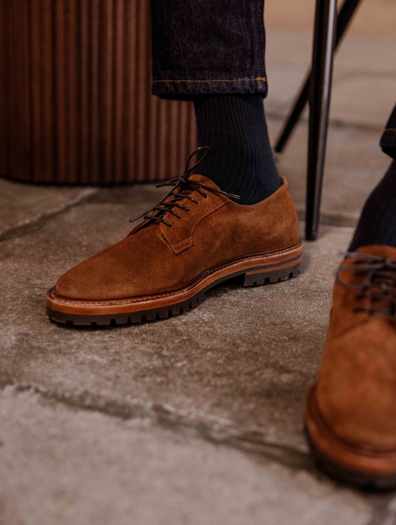 Derbies & Oxfords : Gaspard - Tabac