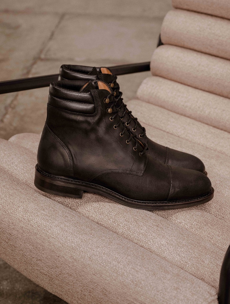 Stiefel : Gilford - Noir Vésuve