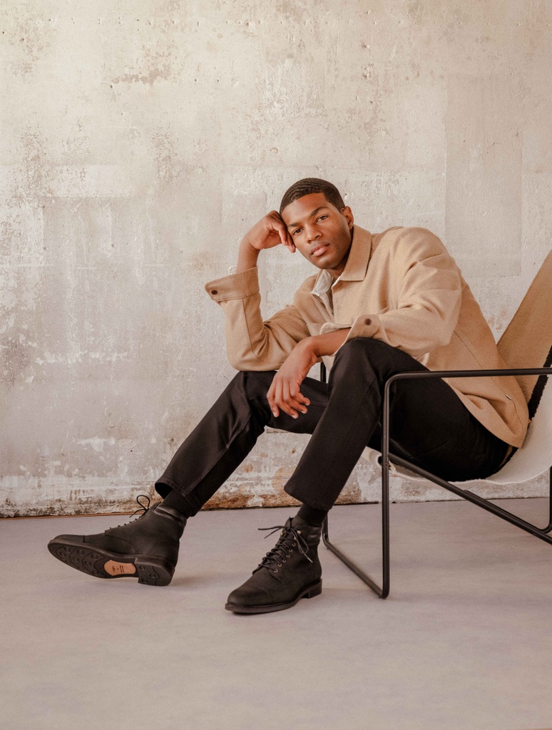 Stiefel : Gilford - Noir Vésuve