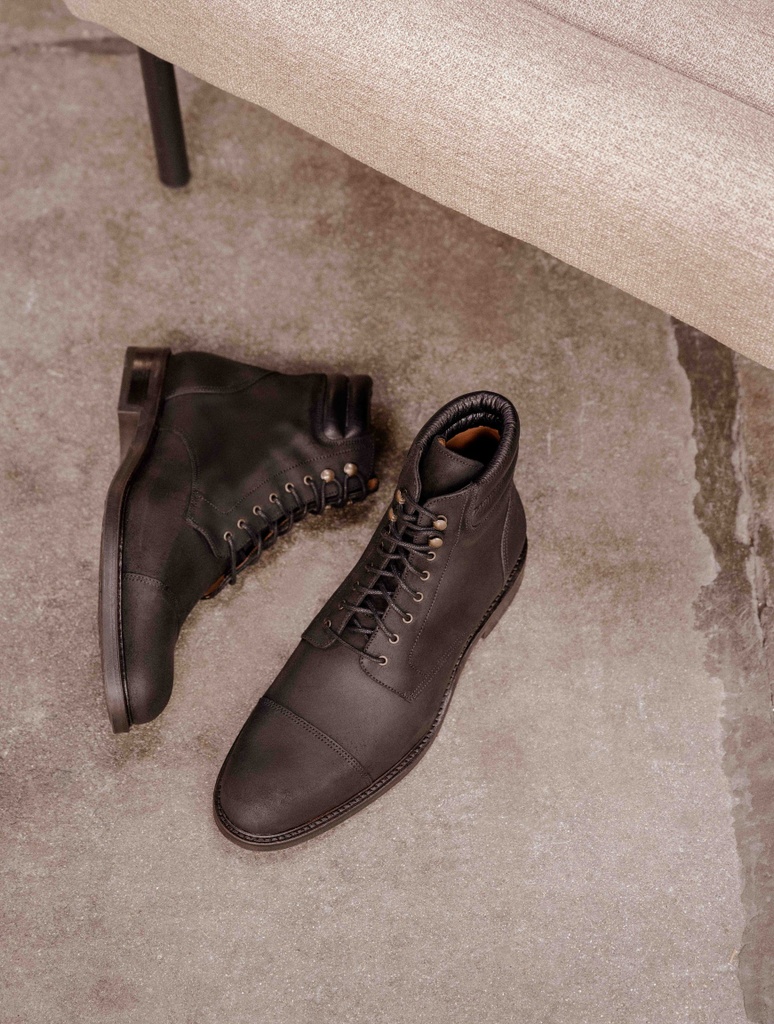 Stiefel : Gilford - Noir Vésuve