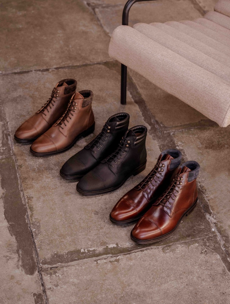 Stiefel : Gilford - Noir Vésuve