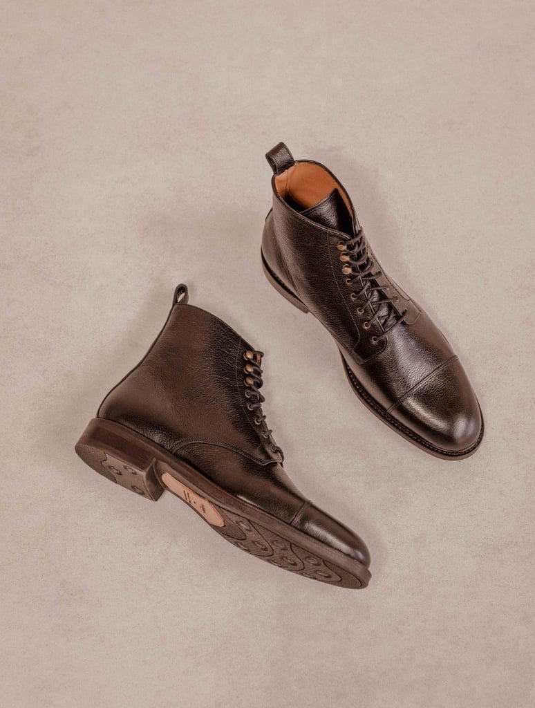 Men Boots : Harper - Caviar