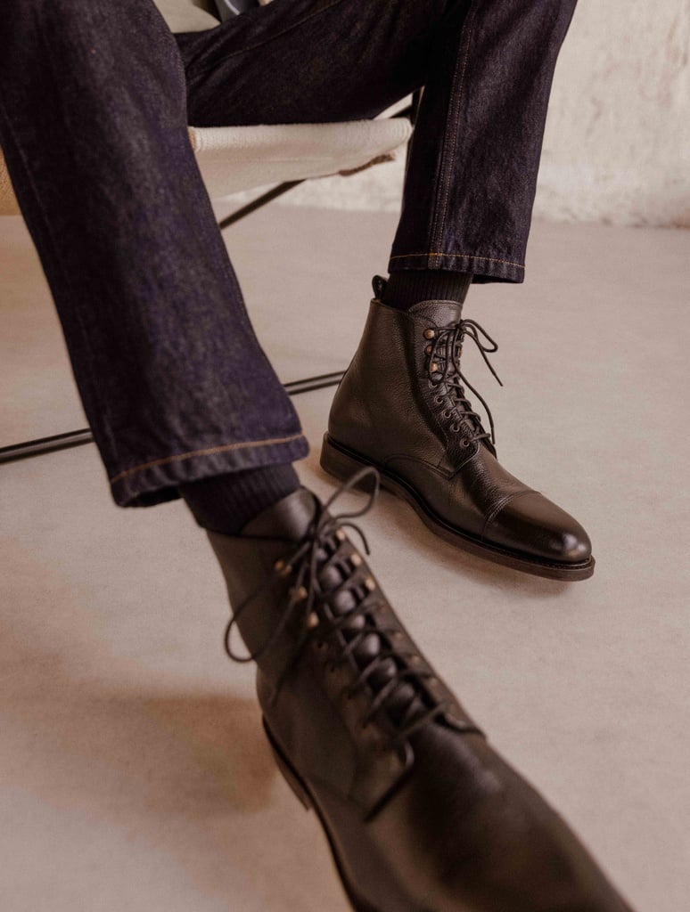 Men Boots : Harper - Caviar