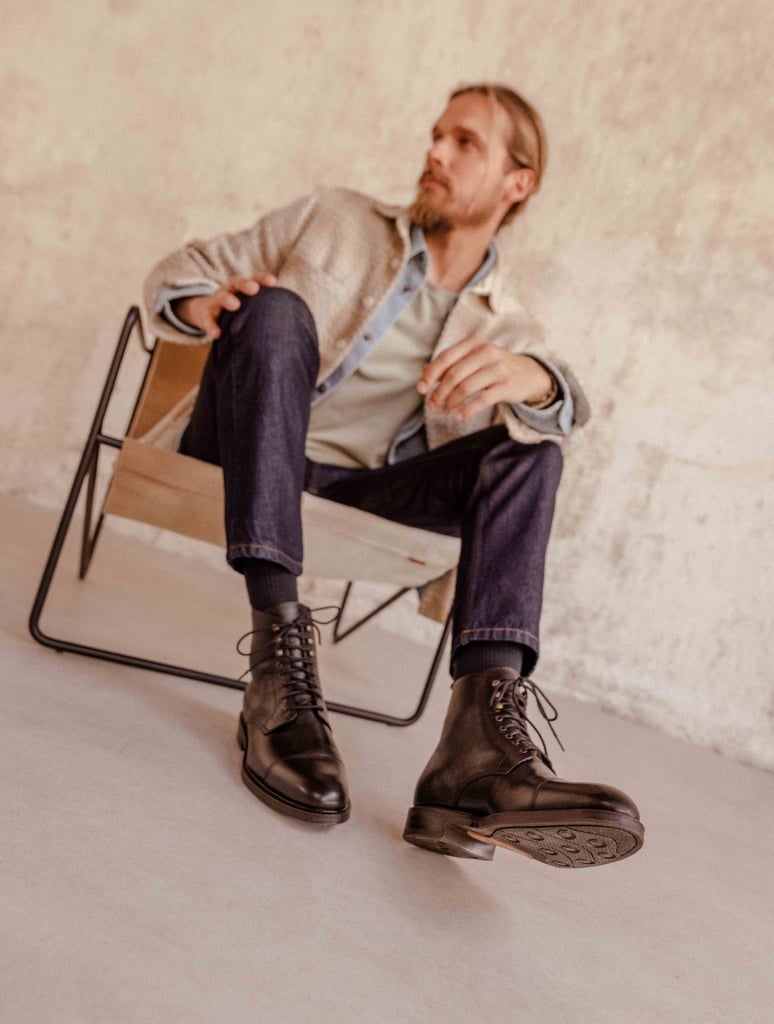 Men Boots : Harper - Caviar