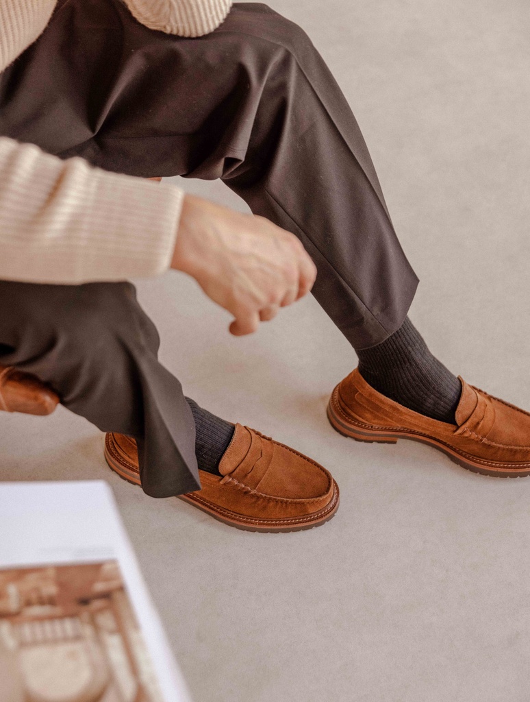 Mokassins : Peyton - Tabac