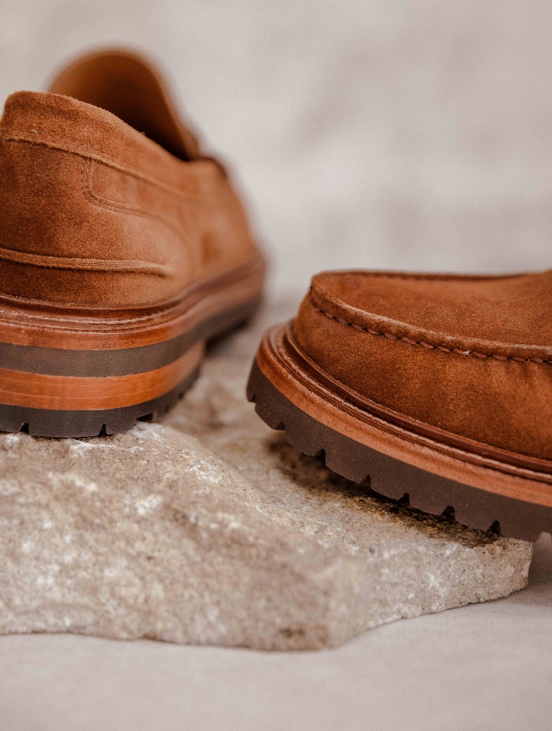 Mokassins : Peyton - Tabac