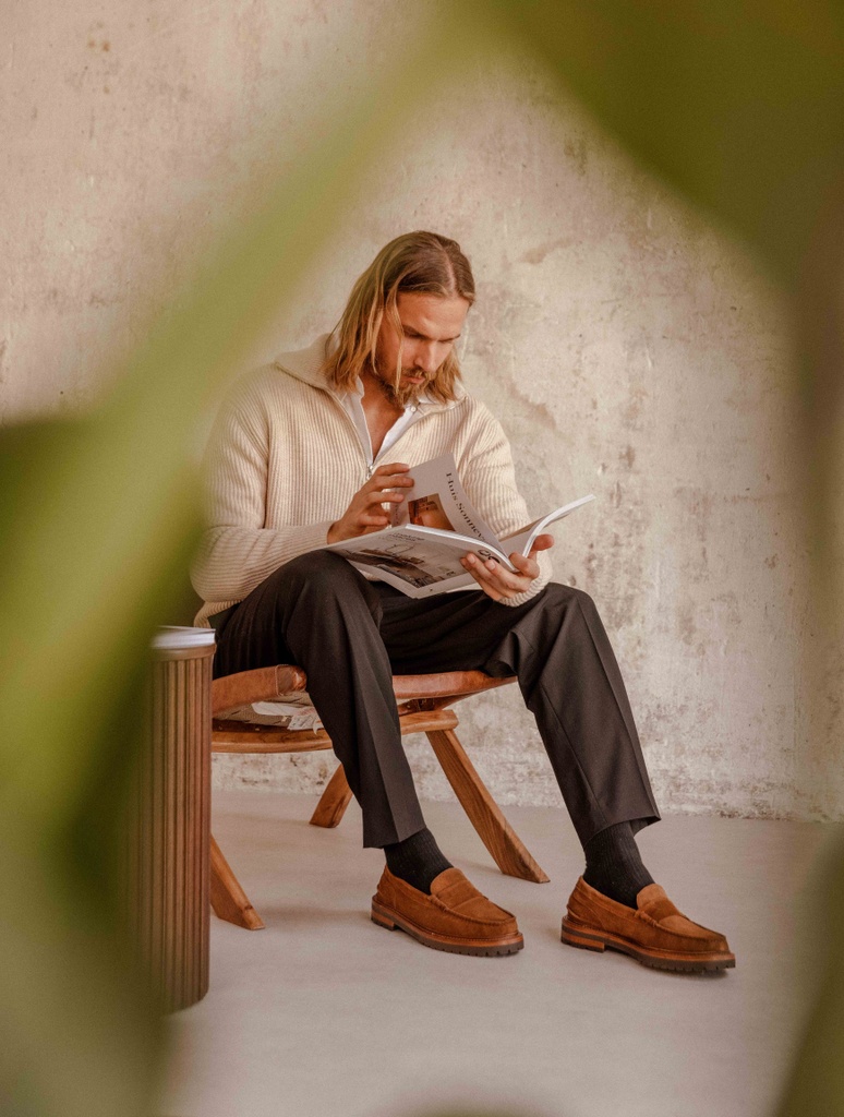 Mokassins : Peyton - Tabac