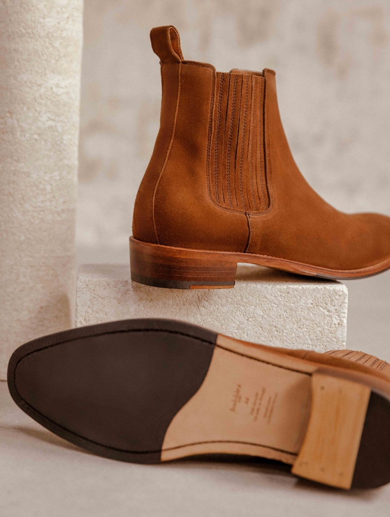 Boots : Russell - Tabac
