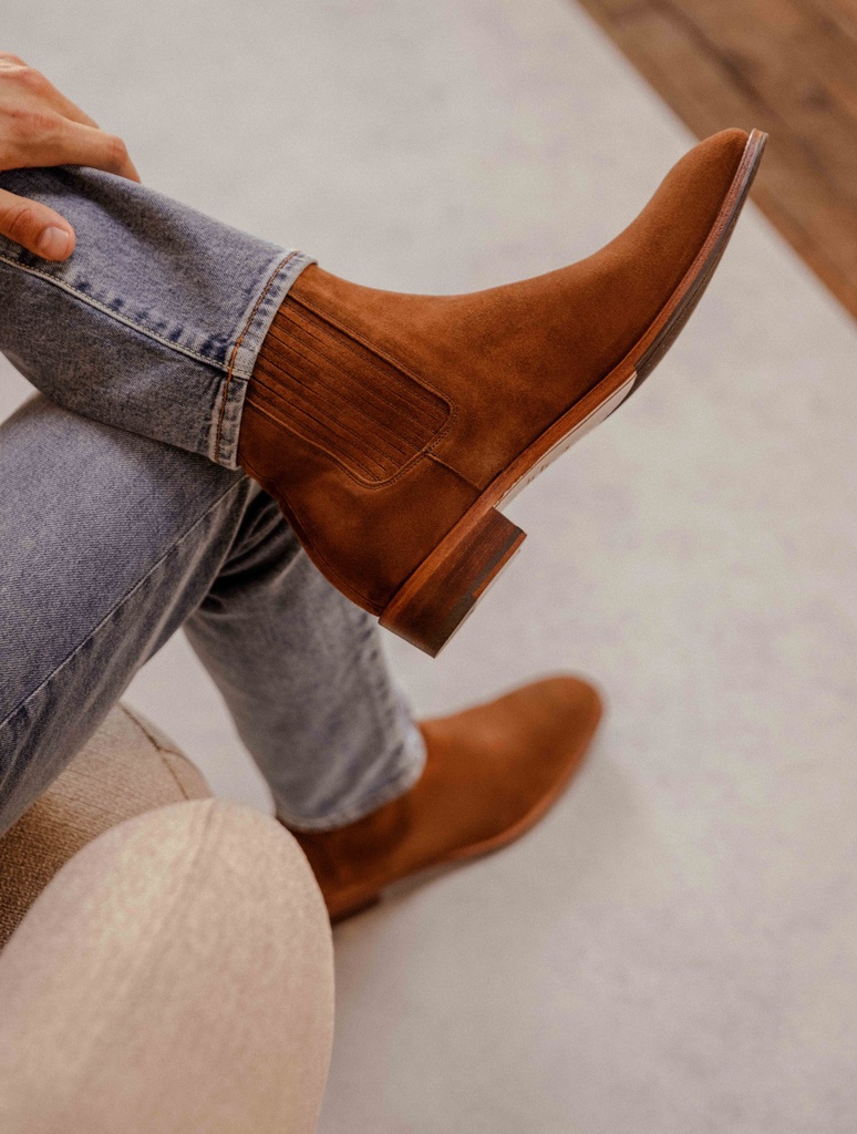 Boots : Russell - Tabac