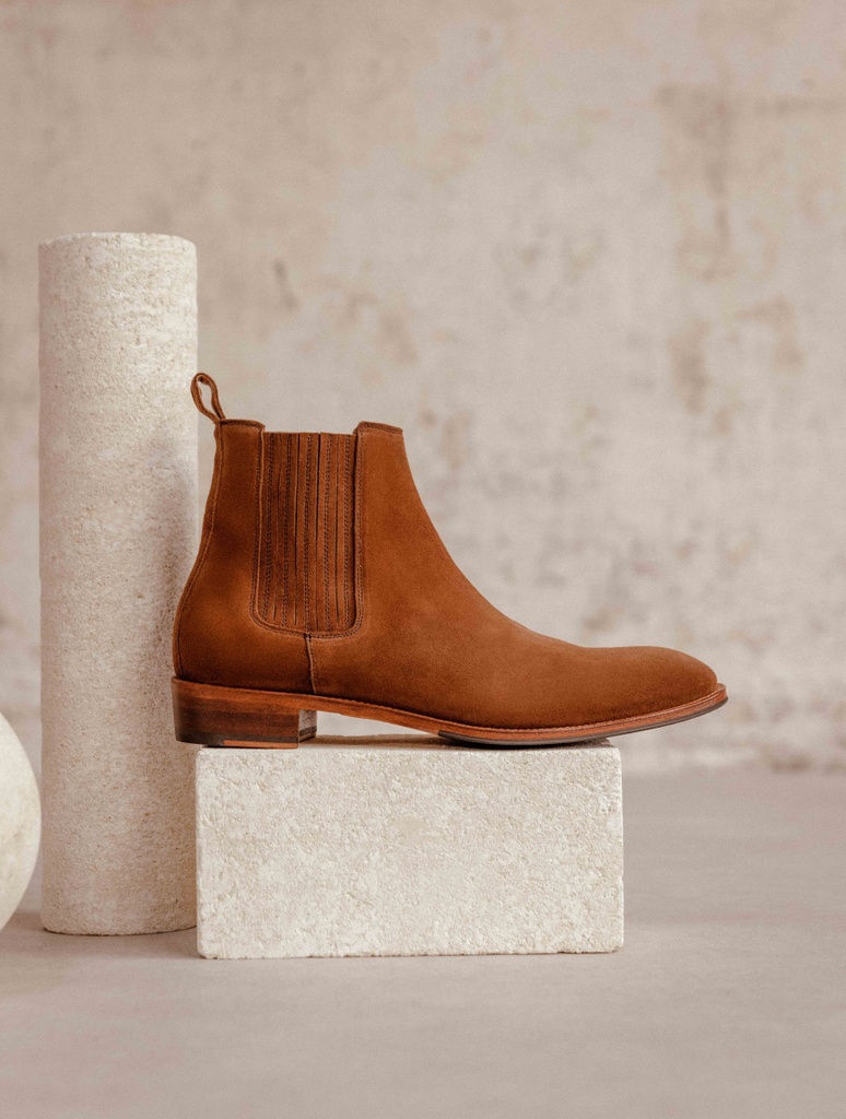 Boots : Russell - Tabac