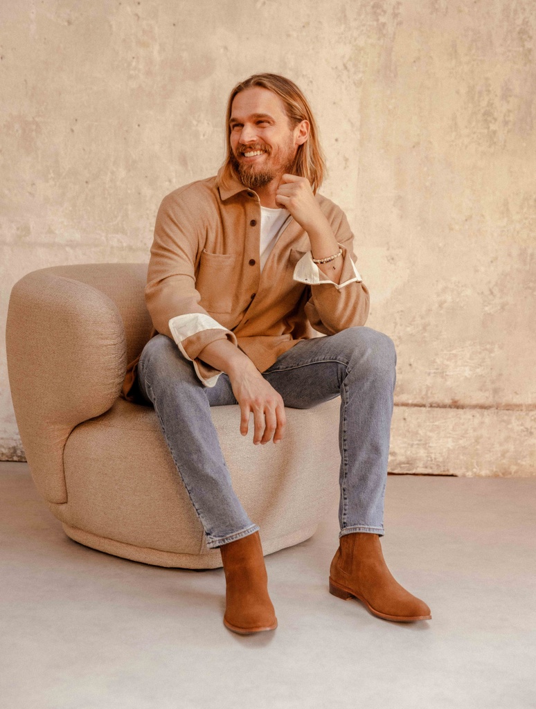 Boots : Russell - Tabac