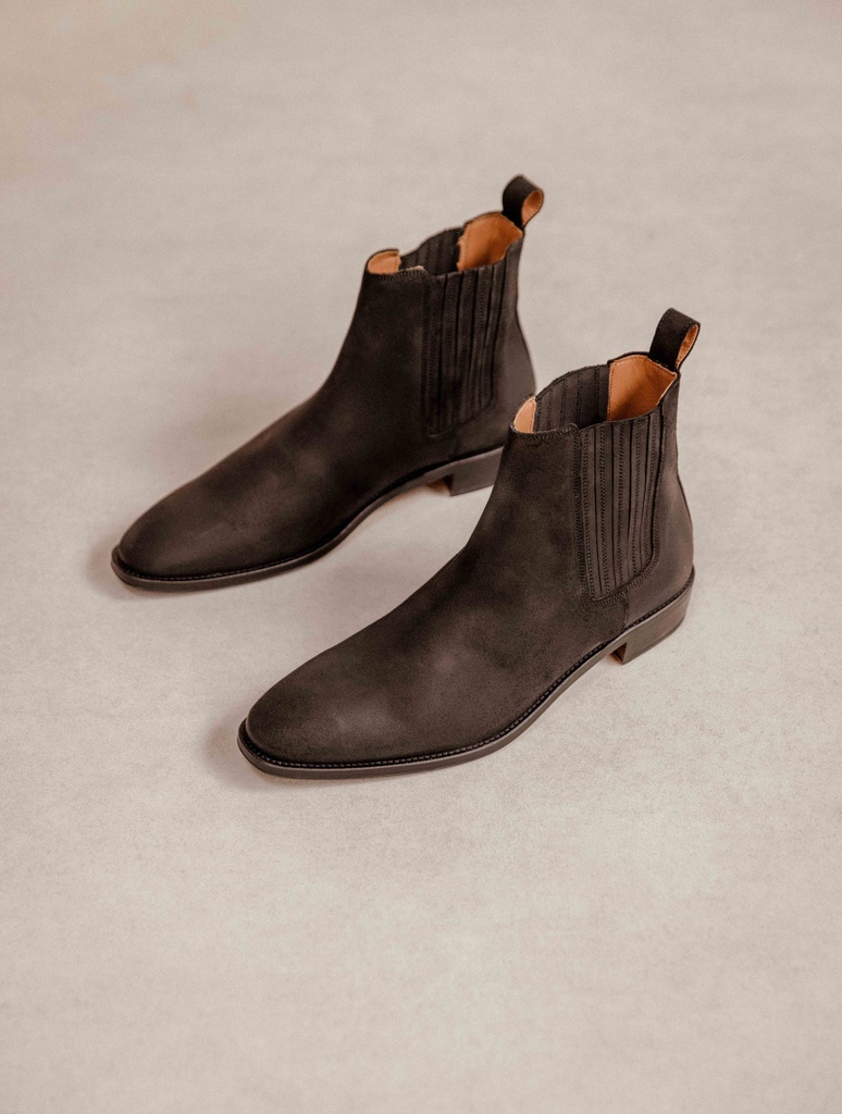 Boots : Russell - Noir Vésuve