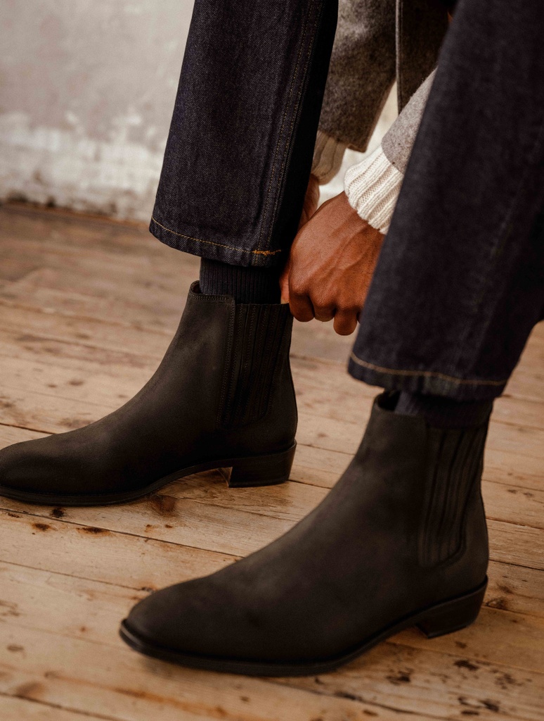 Boots : Russell - Noir Vésuve