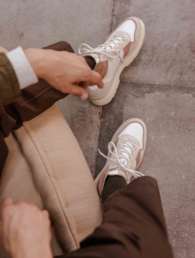 Sneakers : Temuco - Blanc Cassé & Antilope