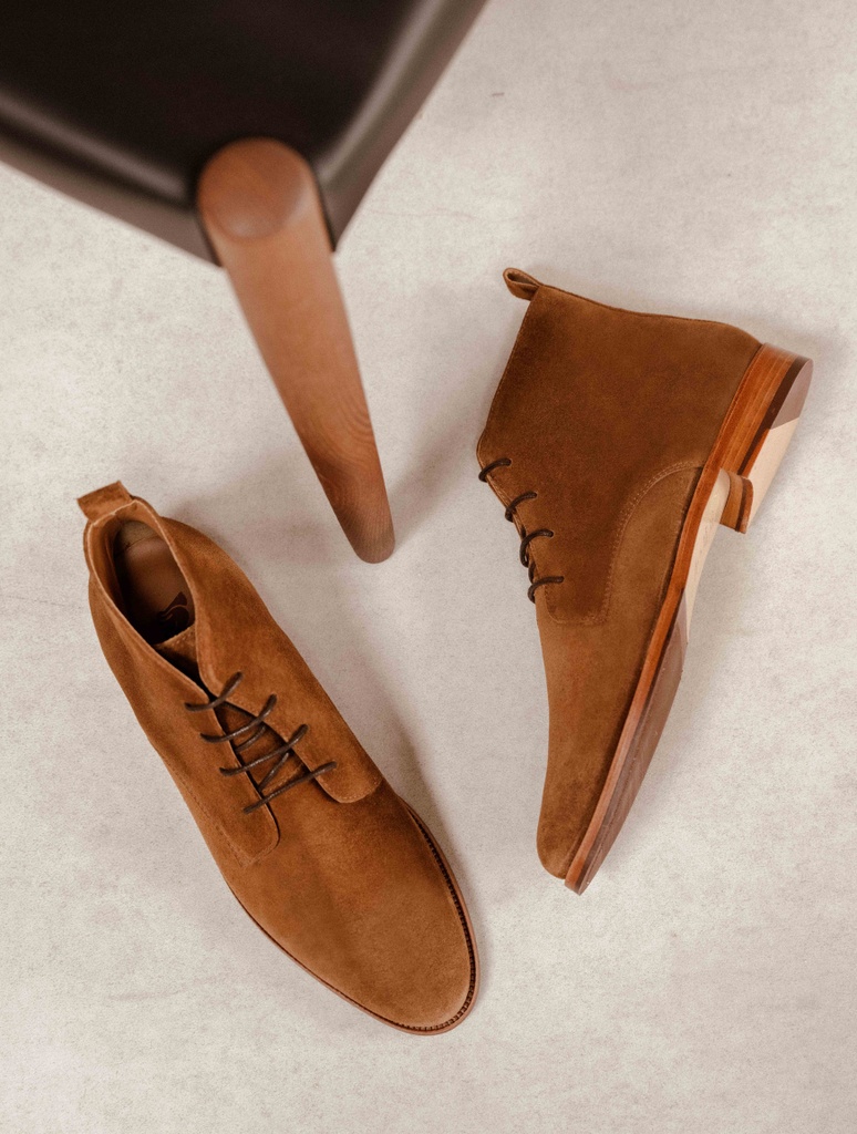 Men Boots : Vasco - Tabac