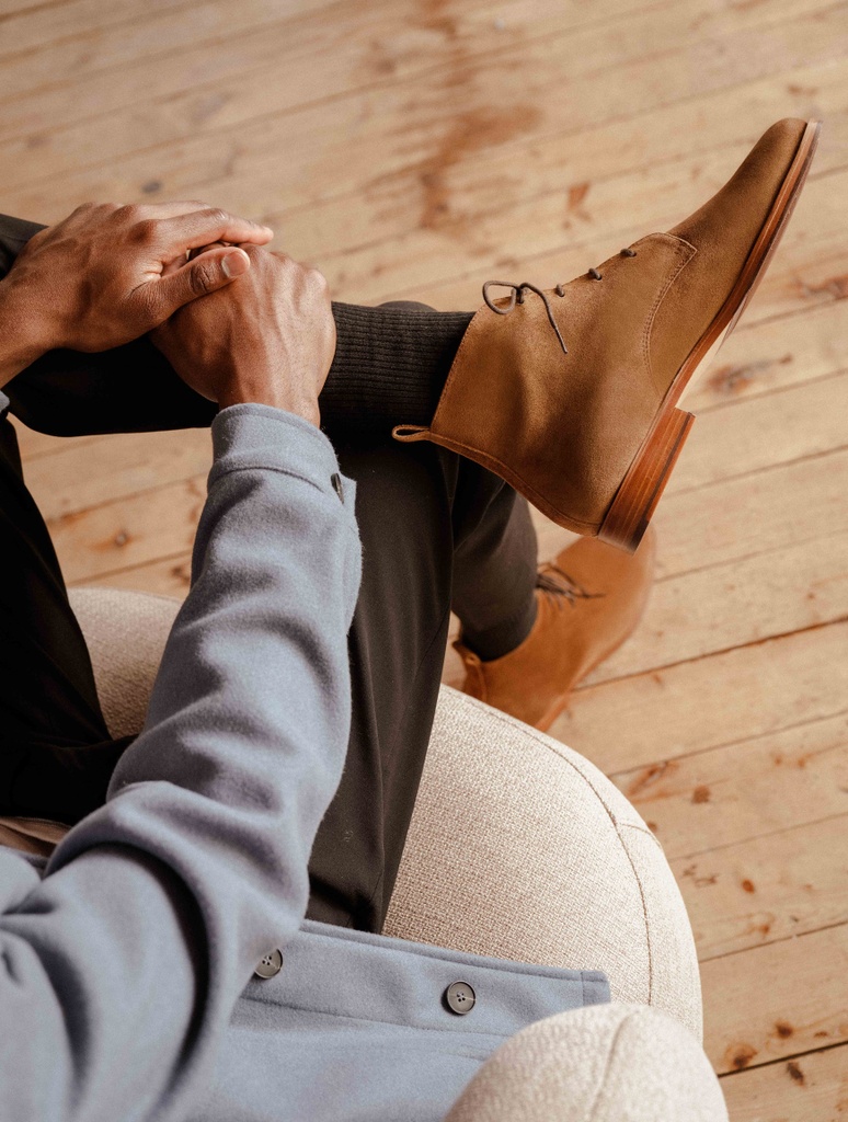 Men Boots : Vasco - Tabac