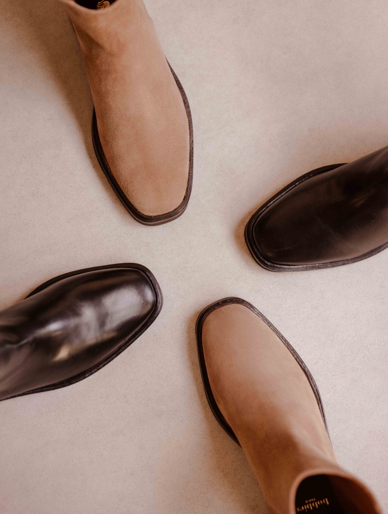 Botas Planas : Ada - Noir Passion