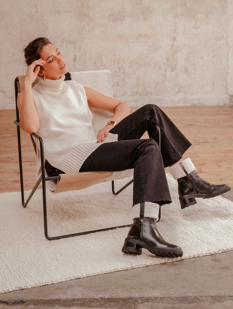 Flache Stiefel : Aïko - Tuxedo Black