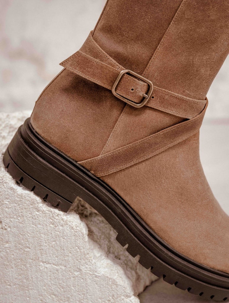 Botas Planas : Ally - Taupe Fuji